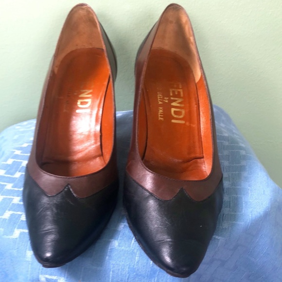 Fendi Women's Black & Brown Shoes - Picture 4 of 11
